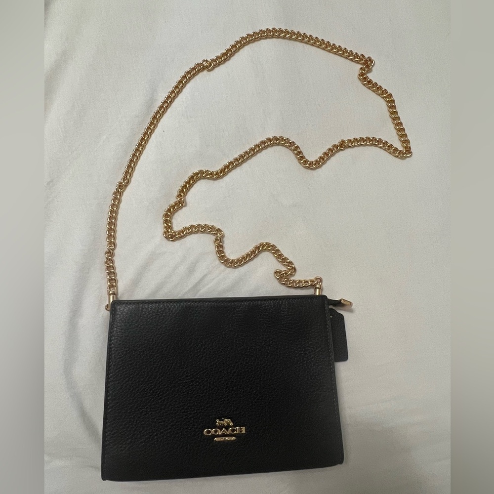 Brand new Crossbody Coach bag with gold hardware